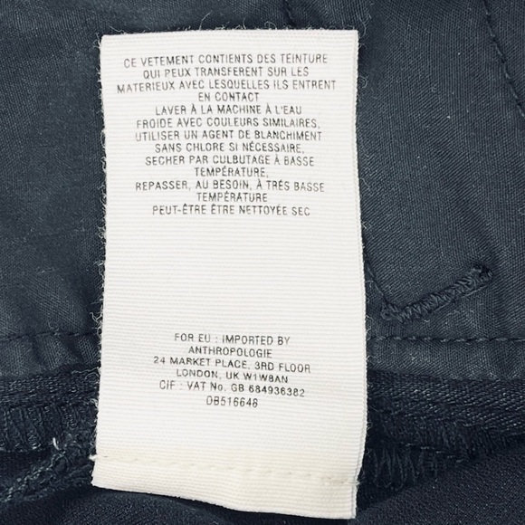 Anthropologie Pilcro Black Vegan Faux Leather Moto Jegging Pants 31” - Picture 10 of 11